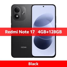 Global Version Xiaomi Redmi Note 17 4G Smartphone 128GB / 256GB ROM 7700mAh 45W 50MP Snapdragon® 6s 4G Gen 2 CPU 120Hz 6.99"