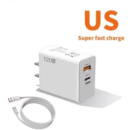 120W Super Fast Charger Pro Adapter Original Fast Charger USB-C PD 3.0 QC 4.0 For Xiaomi 13 12 Redmi Note 12 EU UK US Plug 2025