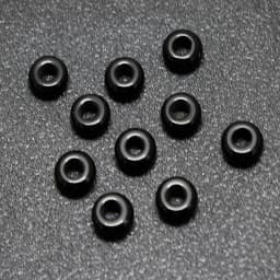 10Pcs Natural Crystal Agate Stone Big Hole Beads Abacus Spacer Beads Crafts Supplies for Jewelry Making DIY Bracelet Accessories