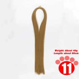 80CM 1/3 1/4 1/6 SD Doll Hair Accessories Salon Ob Heat Resistant Doll Wig Hair Hand Woven Modified DIY Hair Grafting Hair