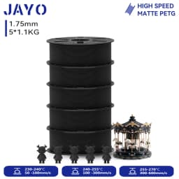 JAYO 3D PETG/ High Speed Matte PETG / PLA Classic Printer Filament 1.75mm 3D Printer Filament 5.5KG Neatly Wound PETG for 3D
