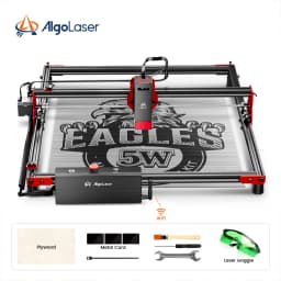 ALGO Laser Engraver DIY KIT OPTIONAL Laser Rotary Roller Desktop Engraving Cutting Cutter Machine Metal Woodworking 400x400mm