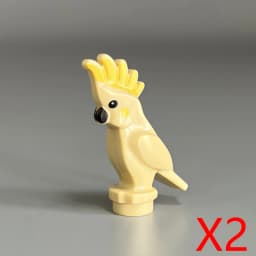 MOC City Animals Building Block Model Farm Ranch Scene Accessories Goat Wolf Pig Owl Flamingo Parrot Bird Zoo Kids Brick Toy T04