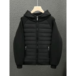 Trendy Hooded Solid Color Cotton Coat Jacket Grey Black White Loose Fit Versatile Casual Unique Couple Style Jacket For Men