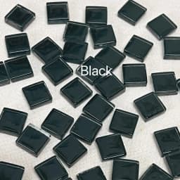 Mosaic Tiles for Crafts Blue Shine Assorted Color 50pcs Glass Glitter Mosaic Supplies Pieces Bulk Square Shape Home Decoration