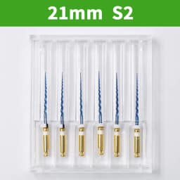 Dental Super Files Blue Rotary File Nickel Titanium Metal Root Canal File Endodontic Equipment 21/25/31mm S1/S2/F1/F2/F3/F4/F5