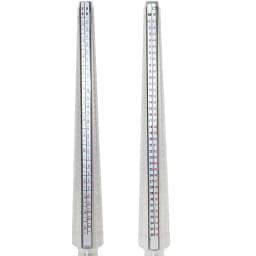 NIUPIKA HK/US/JP/UK/EU Aluminum Ring Rod Metal Ring Multi-size Specification Size Measurement Screening Jewelry DIY Tool