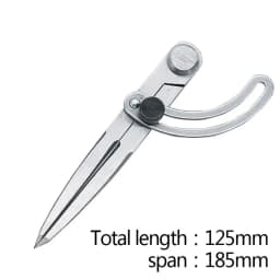 Stainless Steel Spacing Compass Adjustable Handmade Leather Rotating Diy Tool Edge Creaser For Industrial All Steel Marking