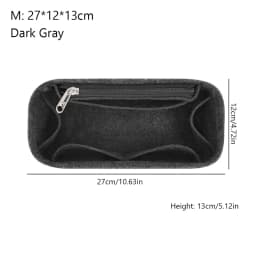 Felt Handbag Insert Bag Large Capacity Bag Support Purse Liner Storage Organization Multi-Pocket Internal Bag for Loewe Puzzle