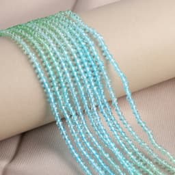 125 Pieces Spinel Bead Crystal Beads Loose Exquisite appearance DIY Jewelry Making Bracelet Necklace Accessories 3mm Length 38cm