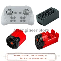 1000mAh 8 Way Remote Programmable APP Control Kit Rechargeable Battery Box Power Functions Motor Building Blocks Set Car Modify