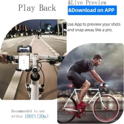 4K Mini WiFi Action Camera Thumb POV Camera Portable Body Cam Wearable Sports Camera with Waterproof Case Cycling Travel