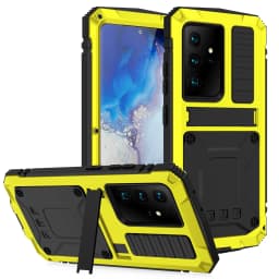 Metal Screw Bumper Shockproof Cover Case For Samsung S26 S25 Edge S24 S23 S22 S21 Ultra S26 Plus Heavy Armor Aluminium Funda