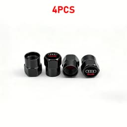 4Pcs For Audi Sports A4 B5 B6 B9 A1 A3 8L A6 C5 C7 Q3 Q5 Q7 Car Tire Tyre Valve Dust Caps Stem Covers Car Wheel Air Valve Cover