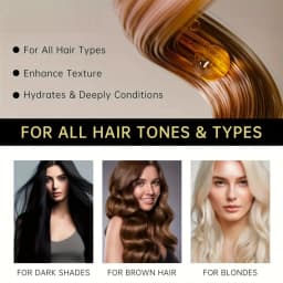 Keratin Hair Mask with Collagen, Hydrates & Moisturizes for Dry Damaged Hair, Enhances Softness, Shine & Elasticity