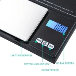 Jewelry Scales for Gold Sterling Silver Digital Scale Electronic Scales 100g/200g/300g/500g X 0.01g/0.1g Mini Pocket