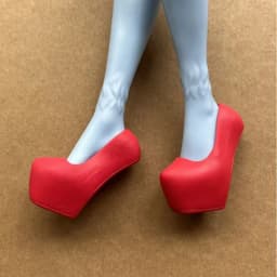 1/6 Scale Monster Doll Shoes Sandals DIY Dressing Accessories Set - Purple Blue Red Green Colors for Doll Decorations