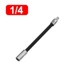 1/3pcs Flexible Shaft Drive Socket Extension Bar High Torque Ratchet Wrench Post Extension Rod 1/4 3/8 1/2 Conversion Head