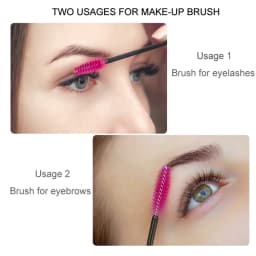  Hotting 5/50pcs Eyelash Brush False Eyelashes Extension Make Up Brushes Eyebrow Mascara Wand Applicator Makeup Supplies Tool