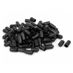 50pcs 3-25mm PVC Vinyl Sealing Cap Rubber Hose End Cap Silicone Plug Silicone Sleeve Protective End Cap Seal Assortment Kit