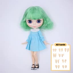 ICY DBS Blyth 1/6 bjd dolls joint body custom face colorful hair Contains clothing and shoes special