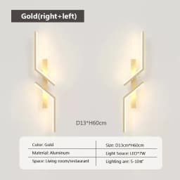 DINDALLED Modern LED Wall Light Ambient Strip Lamp for Bedroom Bedside TV Backlight Living Room Sofa Decor Lighting Fixture