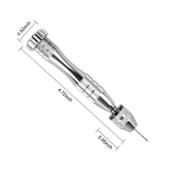 Mini Hand Drill Precision Resin Molds Tool With 10pc Twist Drill Bits For Resin Plastic Wood Keychain Pendant Jewelry Making