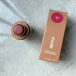 RHODE Cheek Blush Cream Blusher Stick Lip Gloss Phone Case For iPhone 15 16 17 Ribbon SALTY TAN Raspberry Espresso Lipstick INS