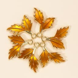 10Pcs 4 Colors New Enamel Maple Leaf Charm 19*24mm Pendant For DIY Necklace Earrings Keychain Jewelry Findings Making Wholesale