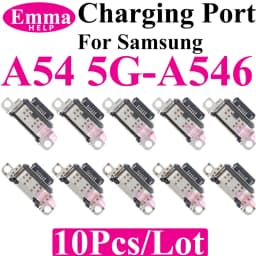 10Pcs Original Charging Port Connector for Samsung A15 A05S A25 A35 A55 A13 A04S A14 A23 A33 A24 A34 A54 A53 USB Charger Pin Plu