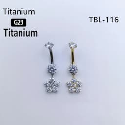 1PCS Belly Piercing Button Rings G23 Titanium ASTM F136 14g Internally Threaded Navel Ring Earrings Button Piercing Body Jewelry
