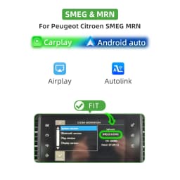 Bonroad Wireless Carplay Android Auto Airplay Autolink Per Peugeot Citroen SMEG MRN Picasso C4 C5 DS4 DS3 308 508 208 3008