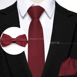 Hot Sale Burgundy Pink Necktie Set Include Polyester Bowtie Cufflink Floral Brooch For Groom Suit Wedding Cravat Shirt Accessory