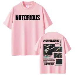 Limited Connor Mcgregor The Notorious Graphic Tee Shirt Men Women Fashion Retro Classic T Shirt Casual Cotton Oversized T Shirts