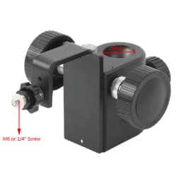 50mm Focus Adjustable Arm Holder Microscope Zoom Lens Gear Accessories For Diameter 25mm/32mm Column Micorscopio Bracket