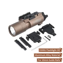 Tactical light X300U X300 Ultra High Output LED Handgun Flashlight X400 Fit Picatinny Rail Pistol Airsoft Hunting Lighting