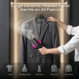 Travel Steamer for Clothes2-in-1 Steam Iron & Garment Steamer with Fast Heat-Up 1200W Portable Handheld Clothes Steamer Iron