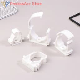 Hot!20 Pcs Plastic PPR Clamp Holder For Water Pipe Tube Fittings With Cover Diameter 16mm 20mm 25mm 32mm