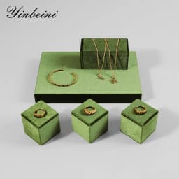 Yinbeini Jewelry Storage Sets Ring Earring Necklace Display Stand Pendant Bracelet Storage Stand TB009