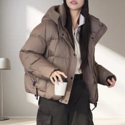 Women Short White Duck Down Jacket Winter Duck Feather Coat Woman Korean Style Fashion Puffer Jacket chaqueta de mujer JK-138