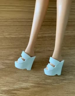 New styles Doll shoes high heel boots flat shoes toy blue yellow red purple for your BB 1/6 dolls A199a