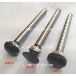 12.7*87-126MM Quick Release Wheelchair Axle, Heavy Duty Rear Wheel Replacement Pin for Wheelchair & Rollator