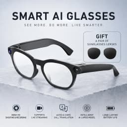 NEW CY03 Smart Glasses 800W HD Camera Intelligent AI Large Model Audio&Video Online Audio Call Translation Smart Touch Glasses