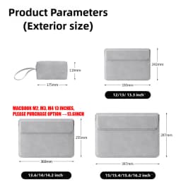 Laptop Sleeve Case 13 14 15 15.6 Inch For Huawei HP DELL Liner Sleeve Bag For Macbook Air Pro 13 13.6 M4 Notebook Bags Men Women