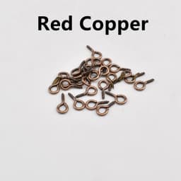 100-200Pcs/lot 4-6mm Screw Eye Pins Bails Charms Pendant Thread Eye Hooks Clasps For Jewelry Making Supplies
