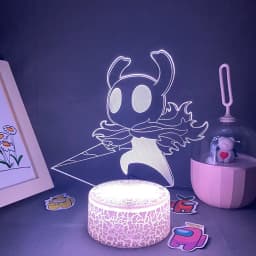 Hollow Knight Game 3D Led Neon Night Lights Birthday Toys Cool Gift For Friends Kids Bedroom Table Colorful Decor Game Lava Lamp