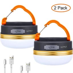 10W LED Portable Camping Light Built-in 1800mAh Battery USB Rechargeable Tent Lantern Outdoor Hiking Night Hanging Camping Lamp