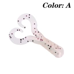 20 Pcs Silicone Worm Soft Lure Jig Wobblers 4cm 0.7g Attractive Shrimp Odor Salt Artificial Baits Fishing Tackle Pike Bass Carp