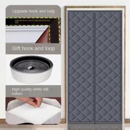 Autumn and Winter Self absorbing Cotton Home Thickened Door Curtains Thermal insulation Partition Curtains Winter Cold Curtains