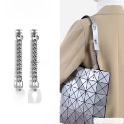 Extended Diamond Boston Bag Six-Grid Ten-Grid Shoulder Strap Lengthened Chain Belt for Three Houses Life